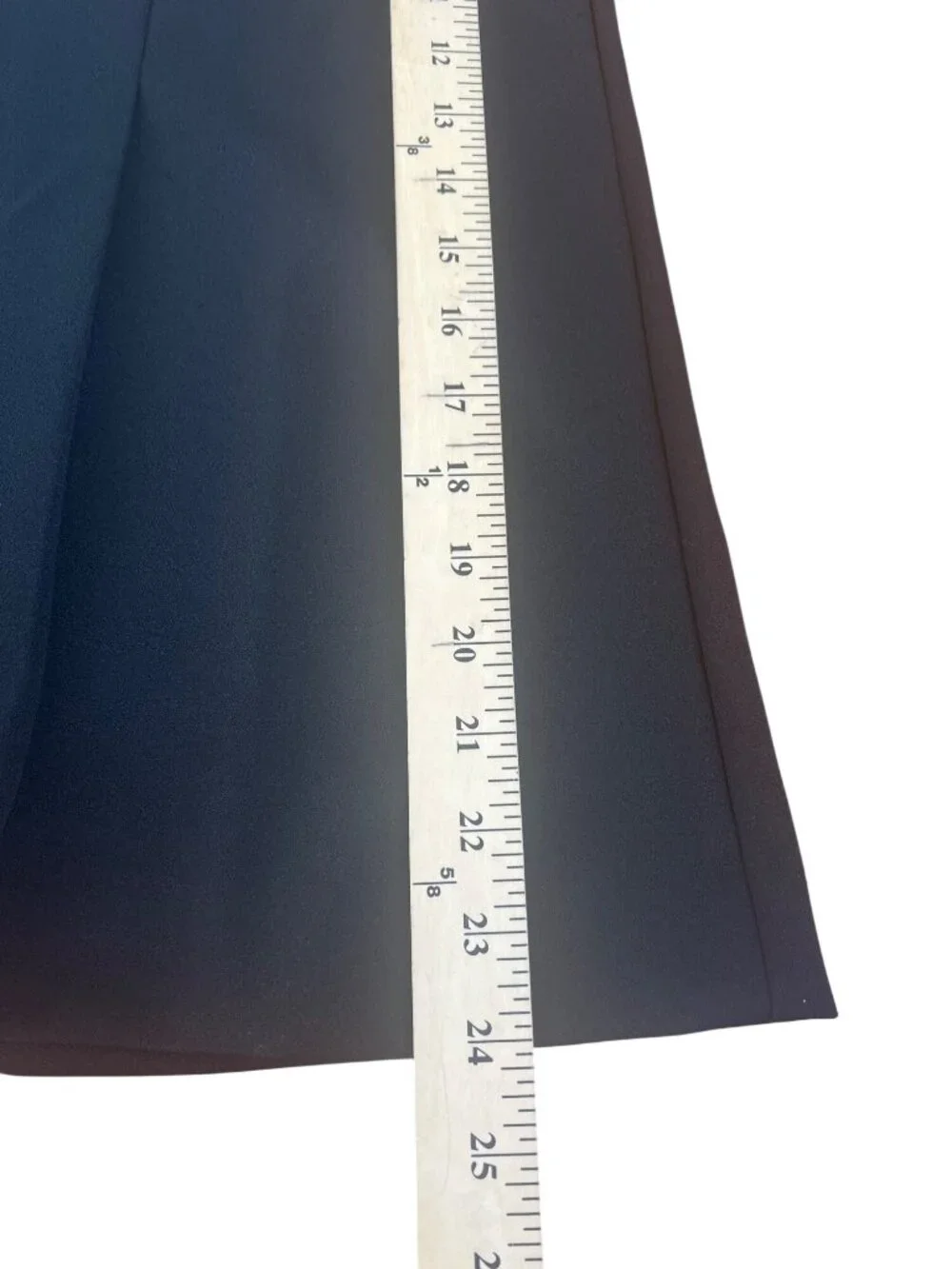 NYCC Black Pleated A-Line Skirt With Rhinestone Buttons & Waist Tie Size Medium - Picture 4 of 13
